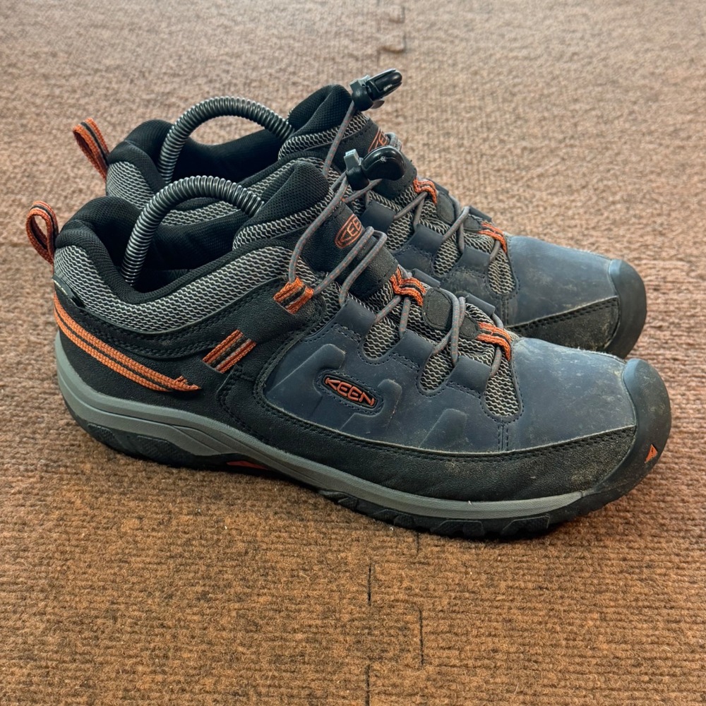 Gently used Keen Targhee EXP Waterproof Hiking Shoes Navy Orange Mens 7 1019829